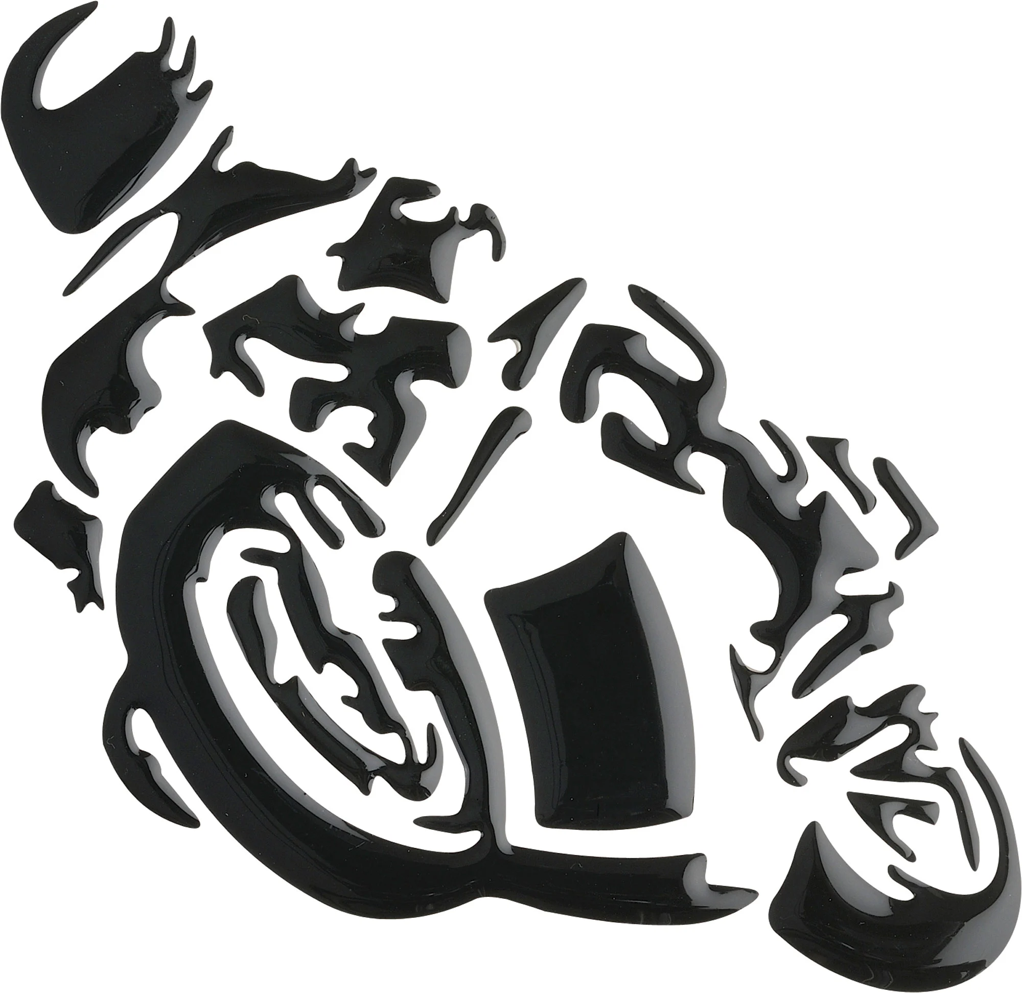 3D Aufkleber Motorrad