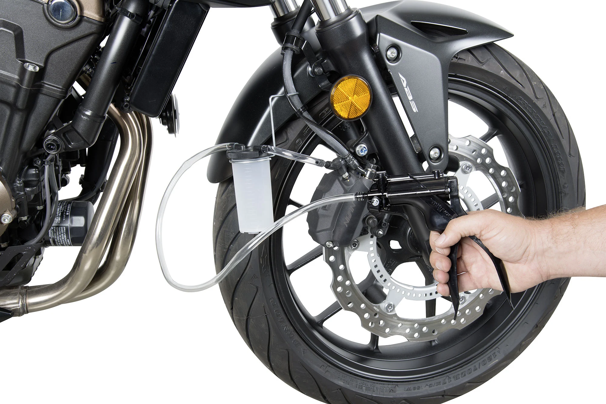 HASKYY Bremsenentlüftungsgerät Vakuumpumpe Bremsenentlüfter Set für Auto  Motorrad Hand Vakuumtester, Bremseninstan​dsetzung, Werkzeuge