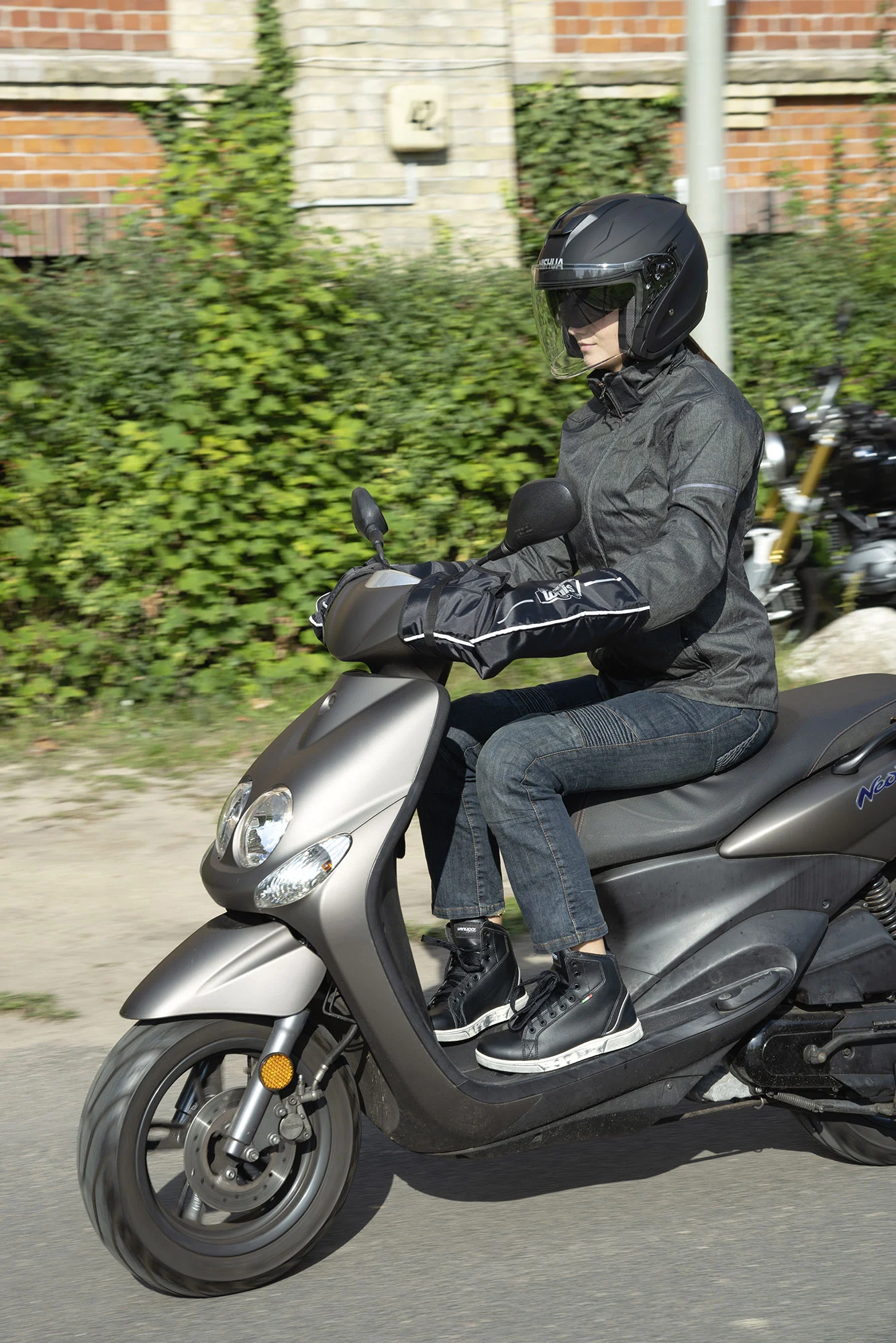 Gants Moto Hiver Automne Universel Manchon Poignées de Guidon Moto
