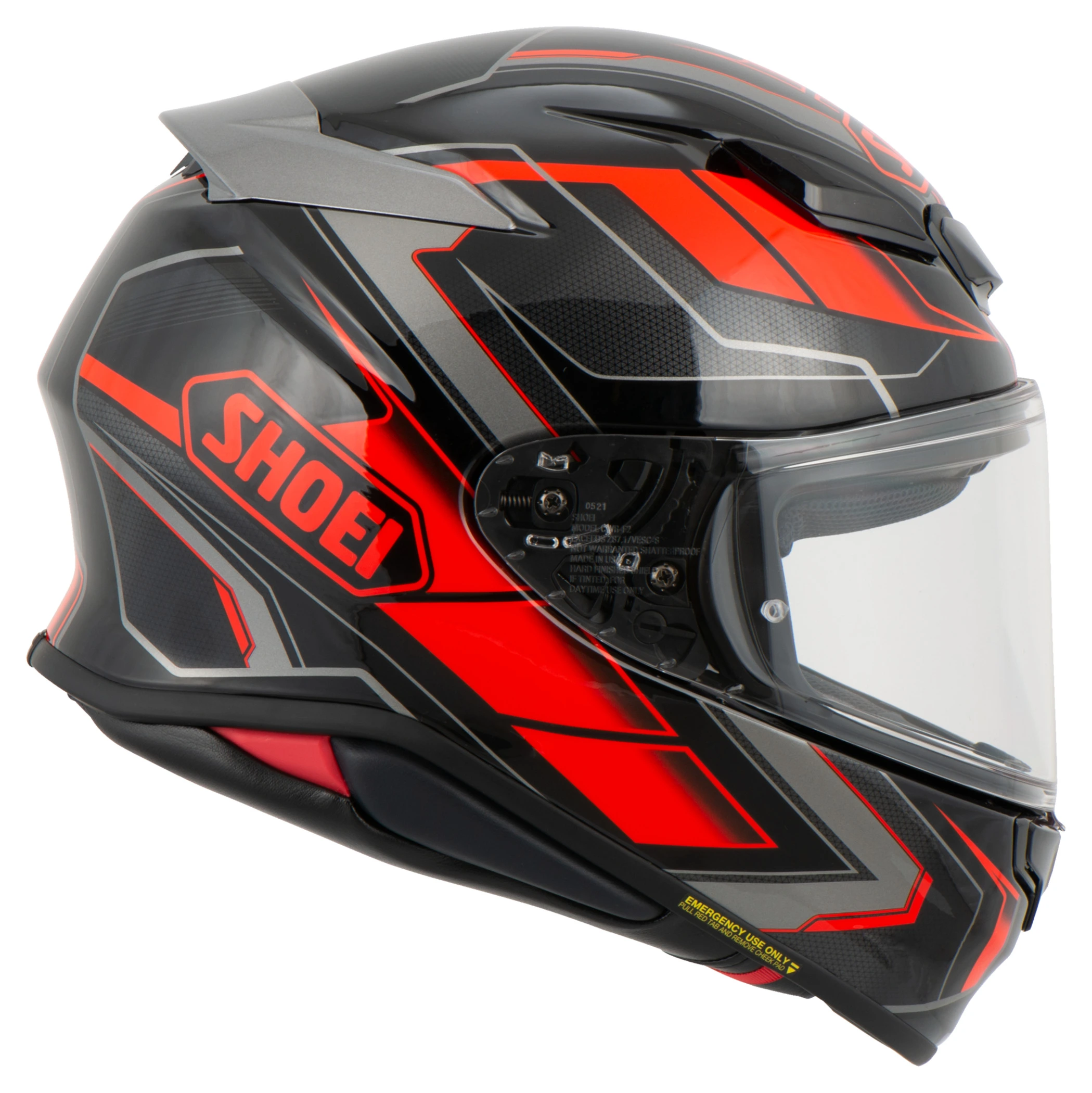Shoei store nxr red