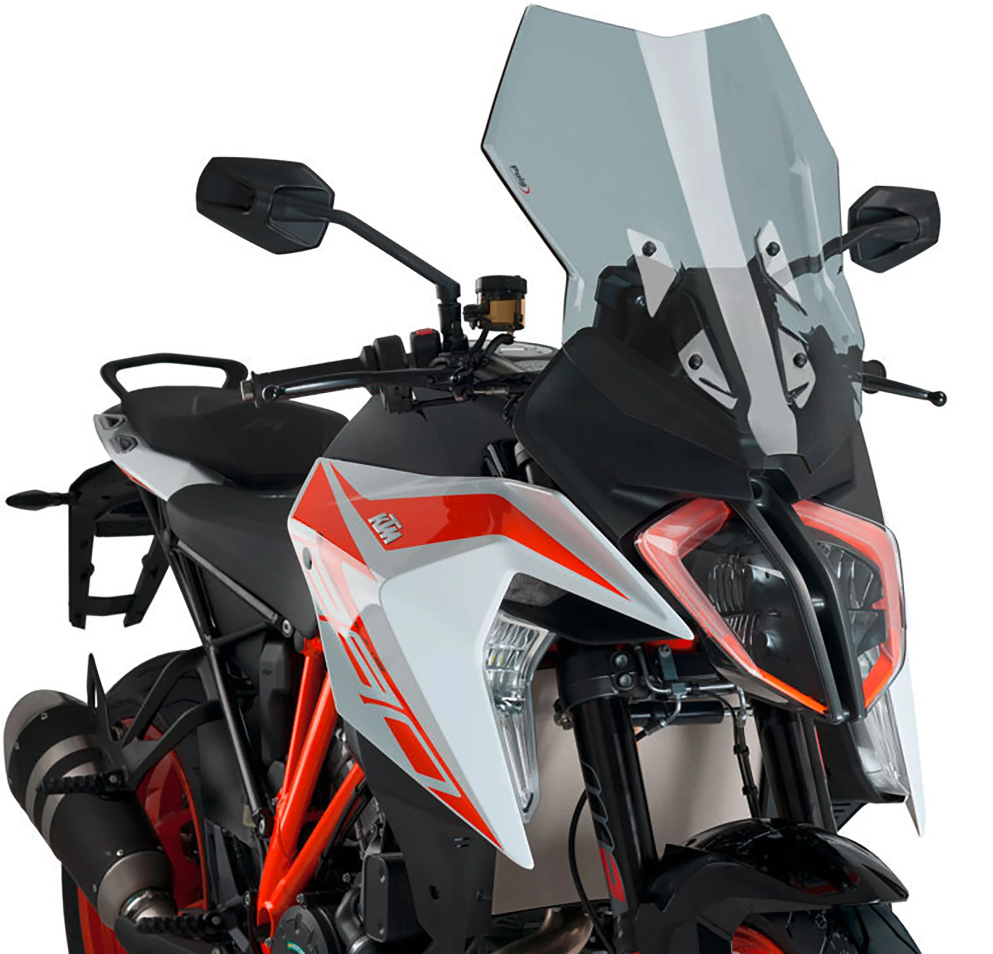 Puig Tourenscheibe Plus – Verstellbare Windschutzscheibe Für Motorräder (TÜV-geprüft)
