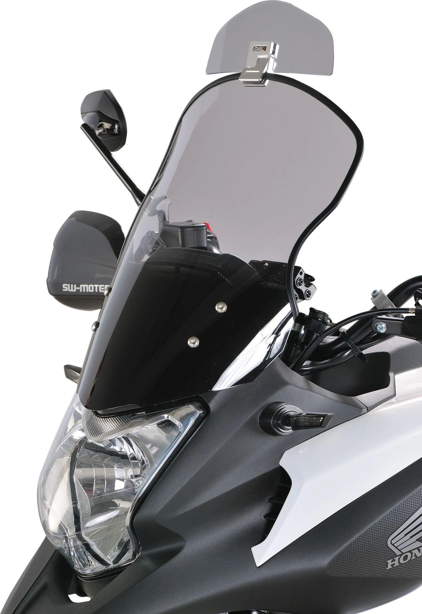 CLIP & FLIP déflecteur universel pour bulle pare brise moto scooter grand  modèle 37cm x 12cm