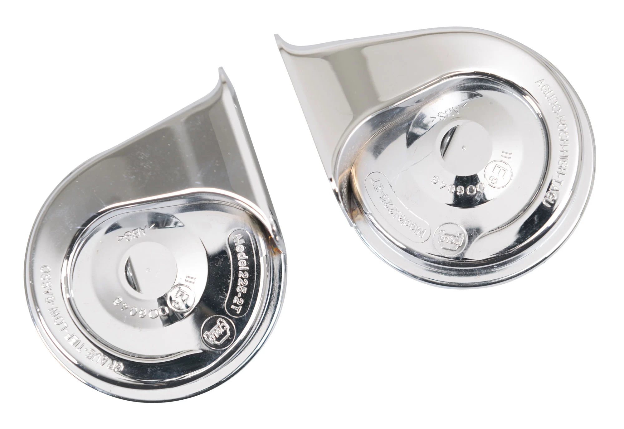 Wolo WOLO HORN TWIN SET CHROME HIGH AND LOW TONE