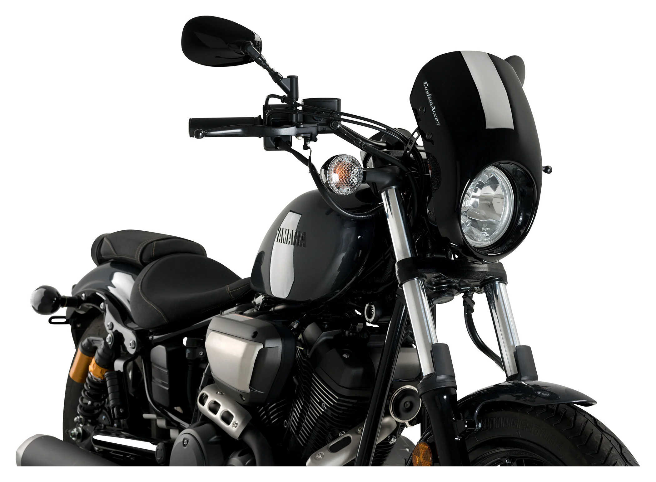 Handlebar fairing outlet