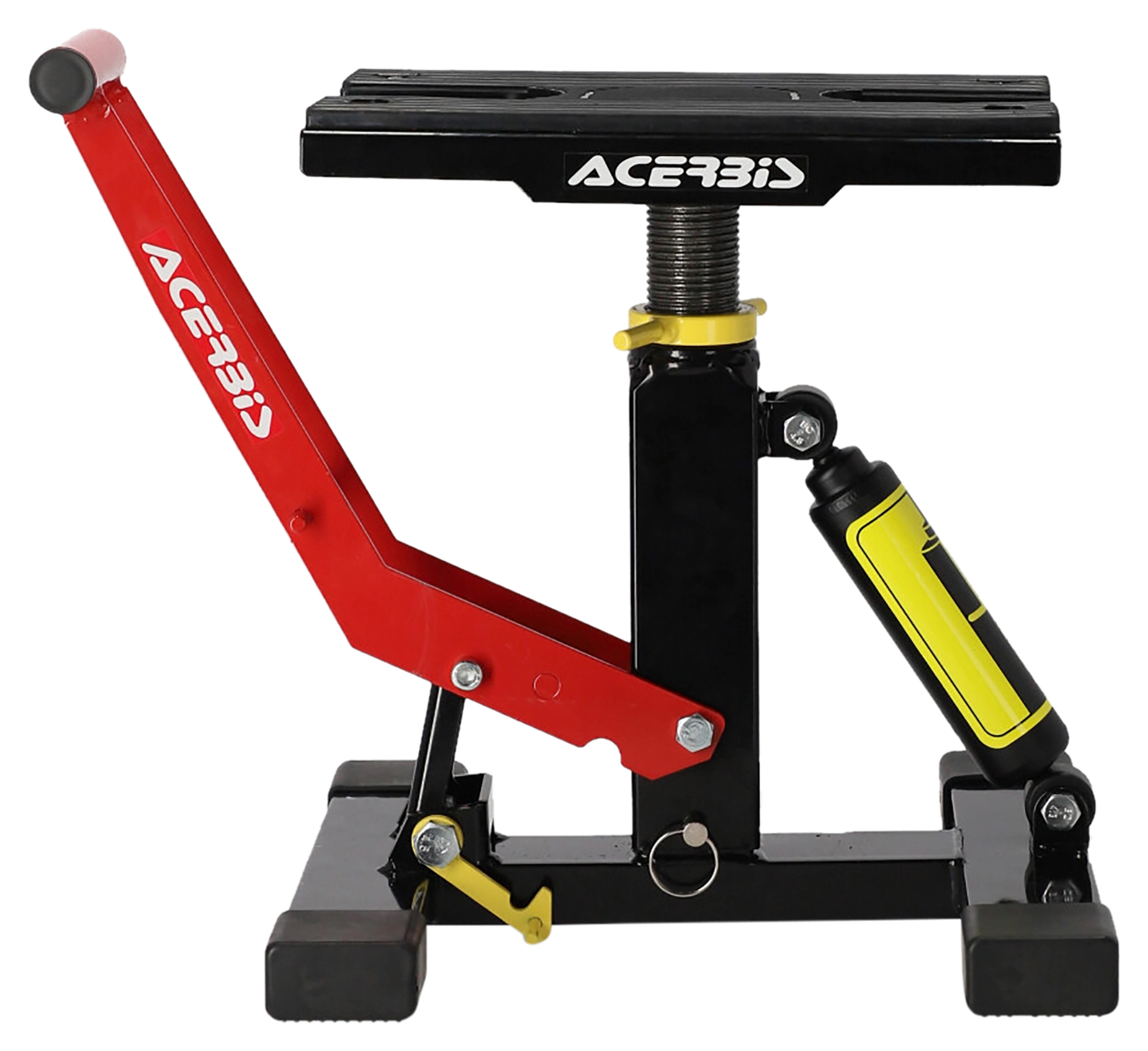 CROSS ENDURO MOTORCYCLE UNIVERSAL OFFROAD CENTER LIFT RED MOTORCYCLE STAND