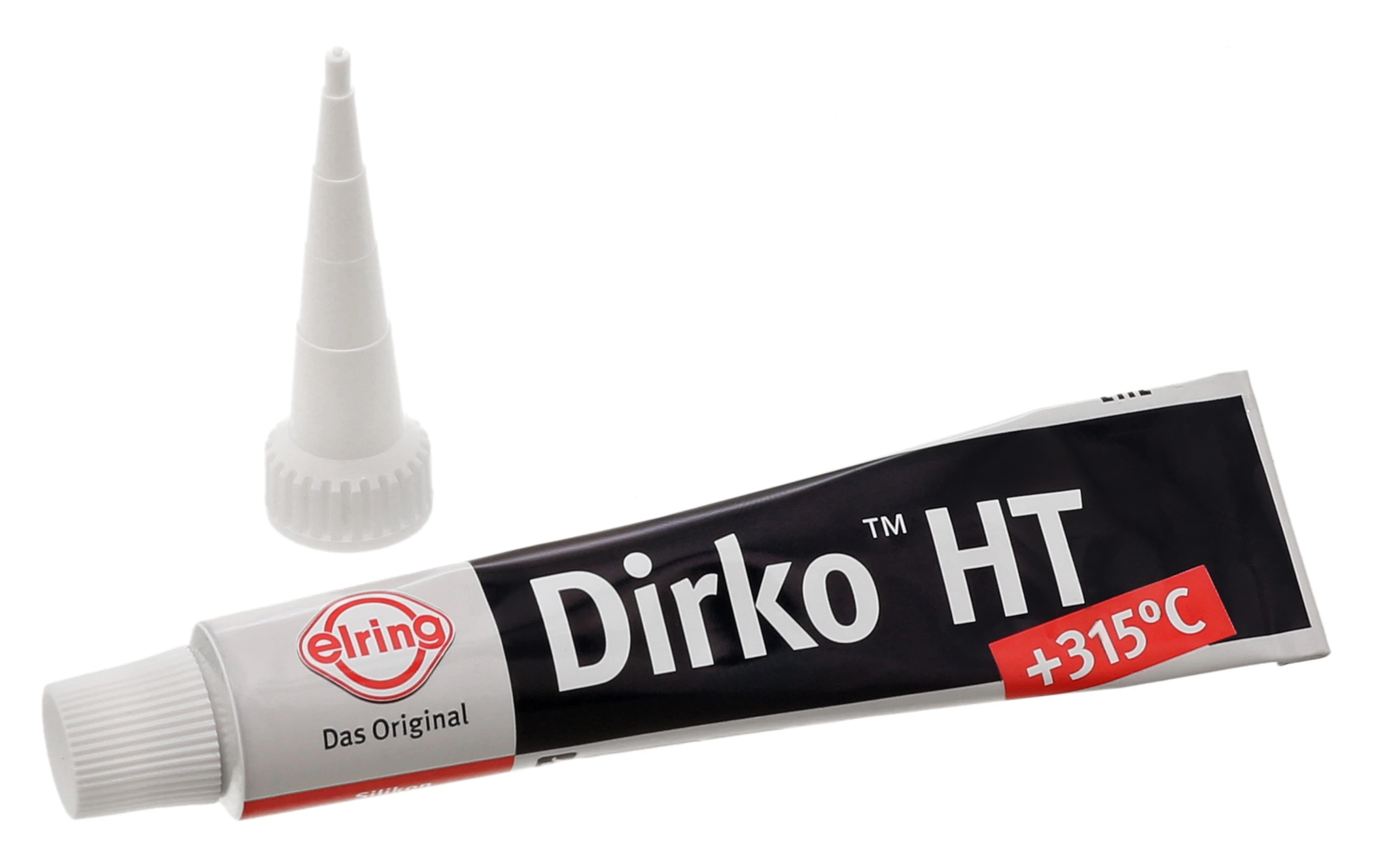 Elring Dirko HT oxim (315 C) Flüssigdichtungssatz, grau, Silikonverbindung,  310 ml Kartusche, Parts United Marine & Offshore