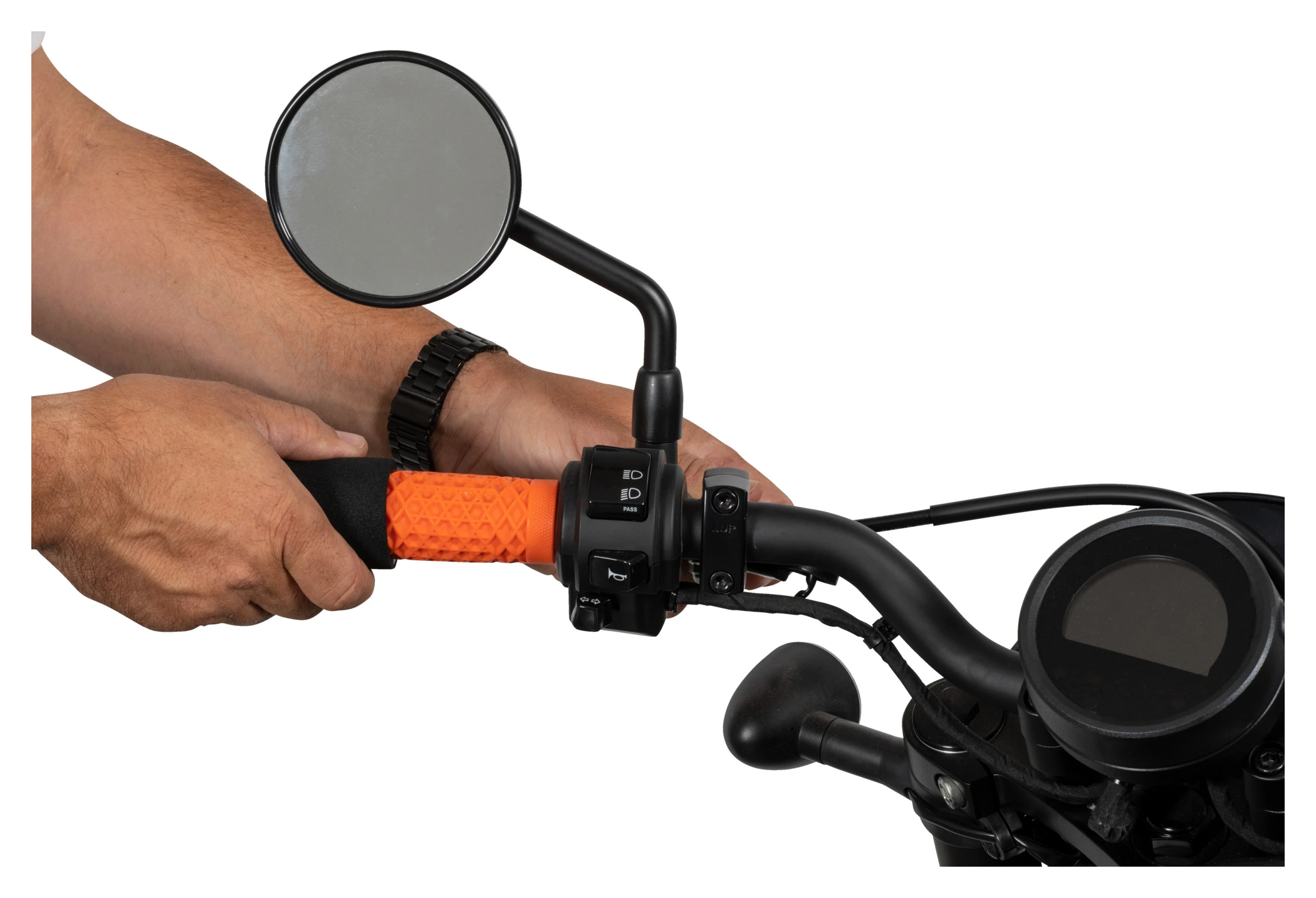 Poignées universelles antidérapantes pour guidon de moto, 2 pièces,  27mm/31mm, mousse souple, pour Scooter électrique
