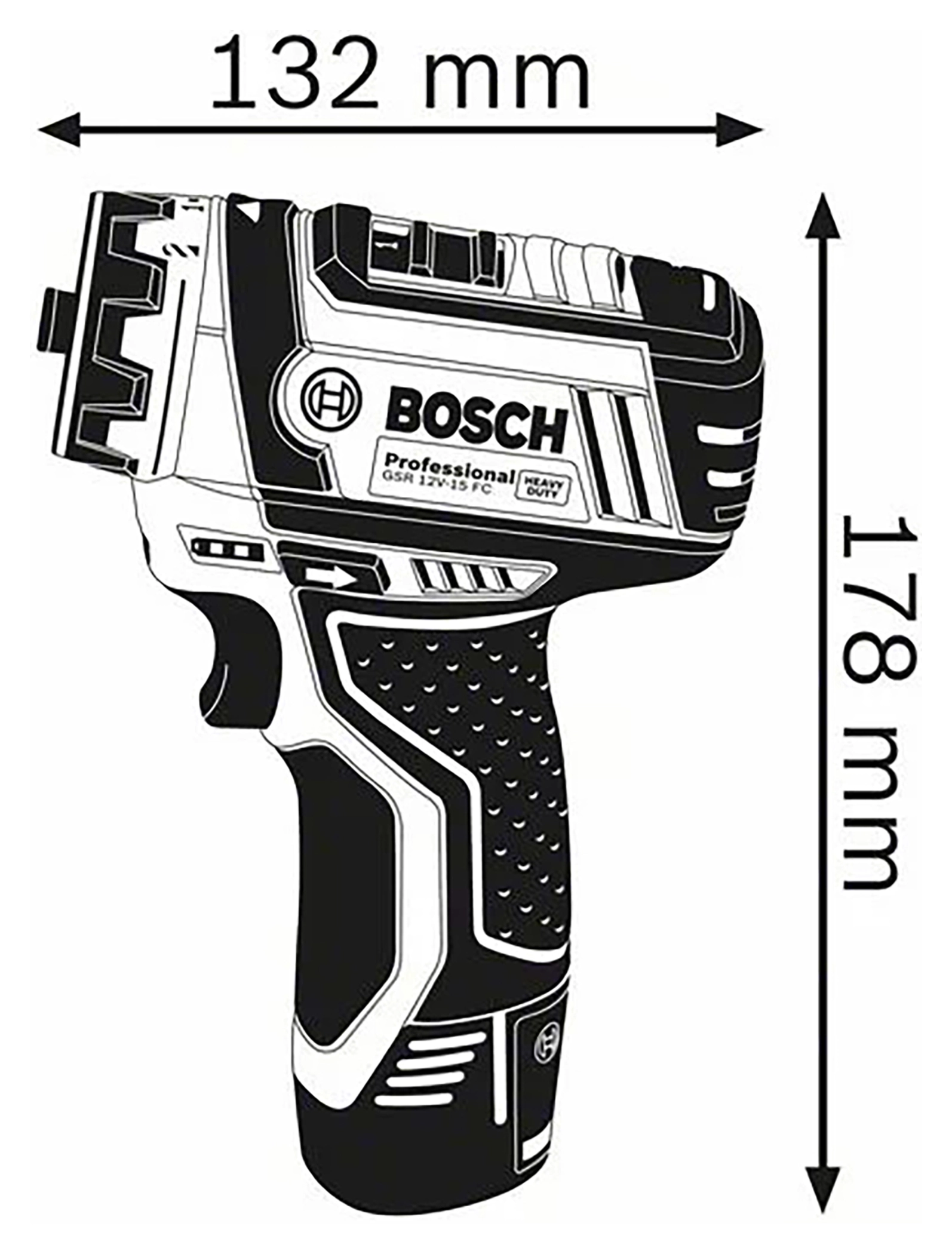 Bosch GSR 12V-35 FC 12v Cordless Brushless Drill Driver