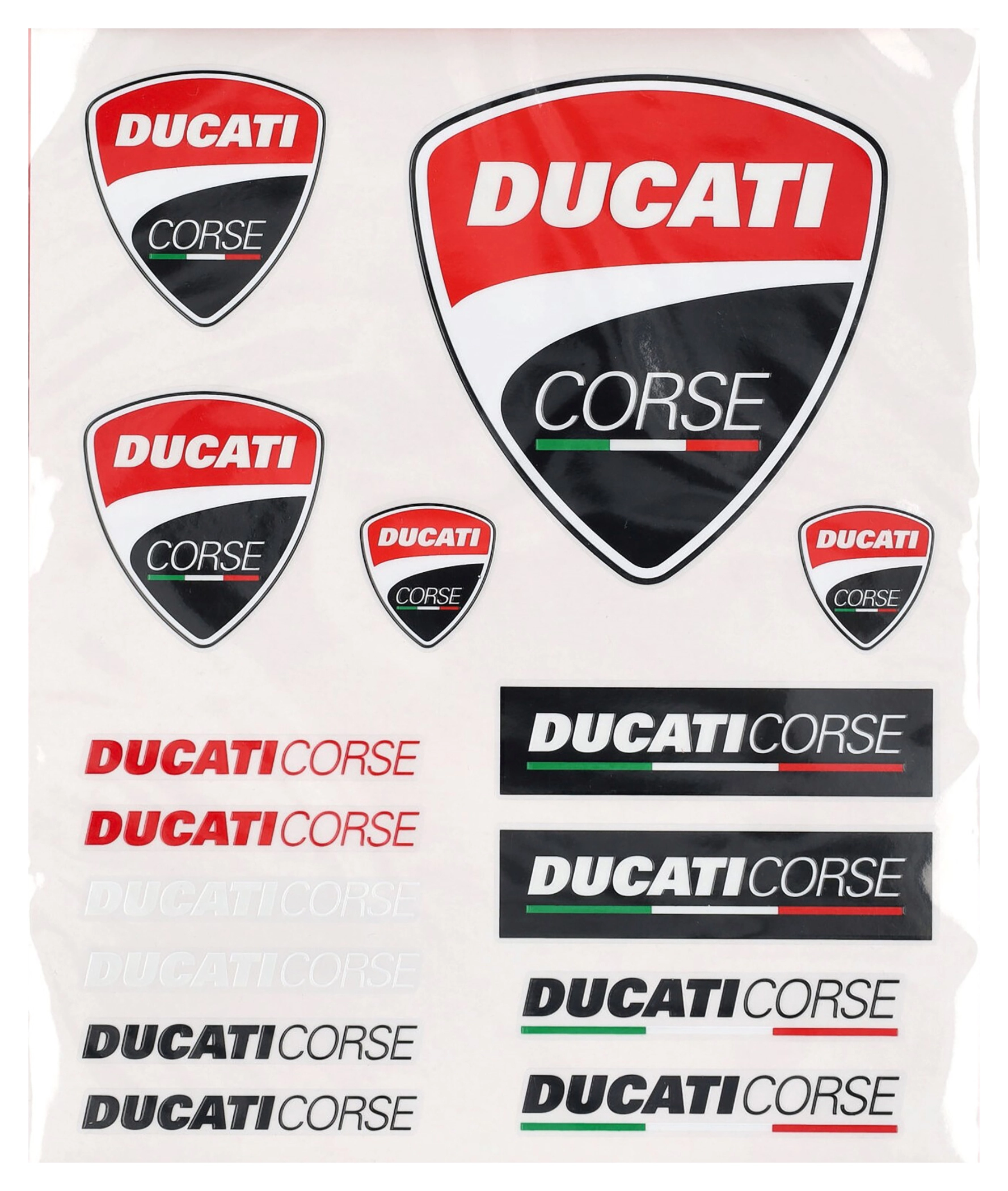 Ducati Corse DUCATI AUFKLEBER-SET 15-TEILIG MULTICOLOR