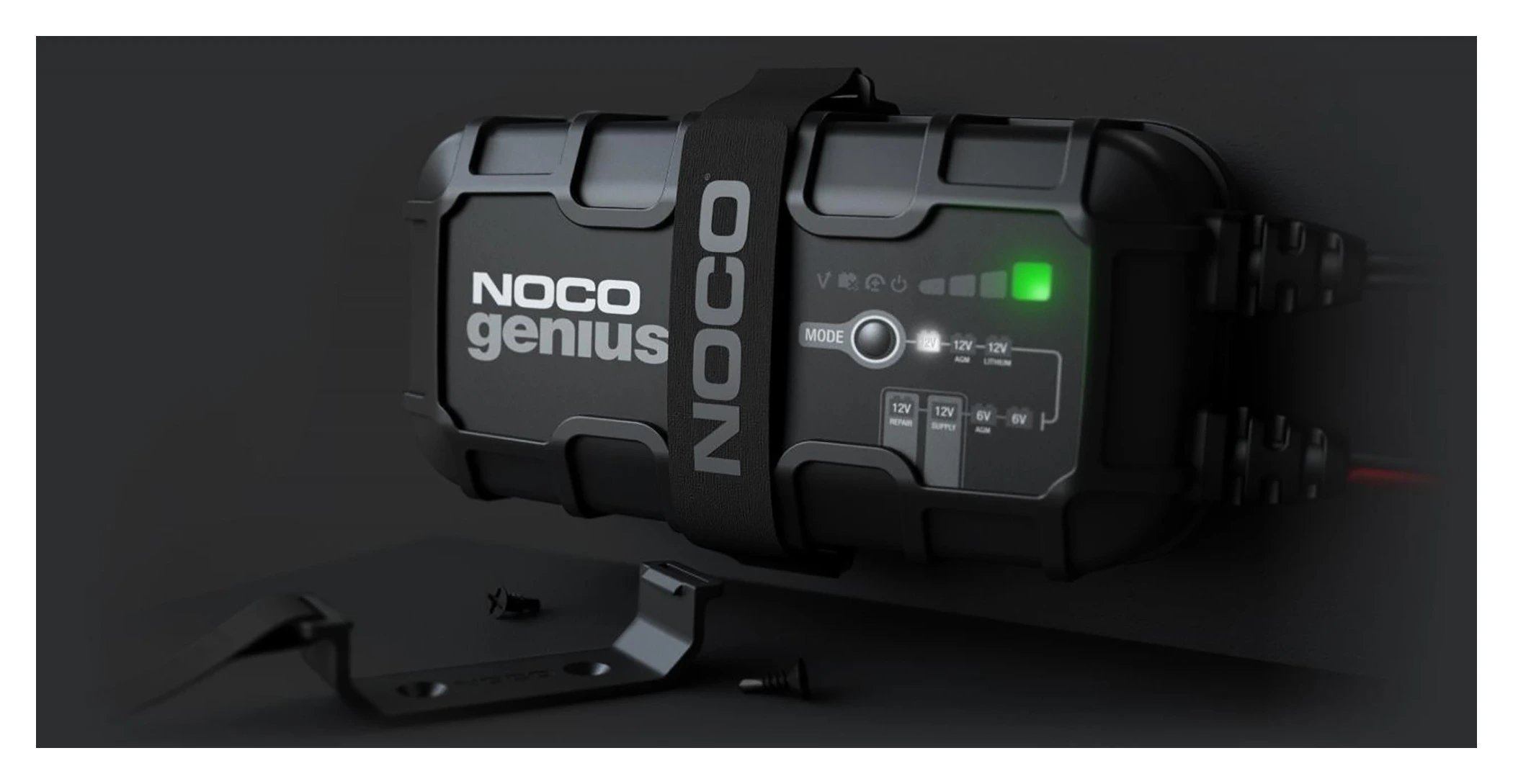  NOCO GENIUS10, 10A Smart Car Battery Charger, 6V and 12V  Automotive Charger, Battery Maintainer, Trickle Charger, Float Charger and  Desulfator for Motorcycle, ATV, Lithium and Deep Cycle Batteries :  Automotive