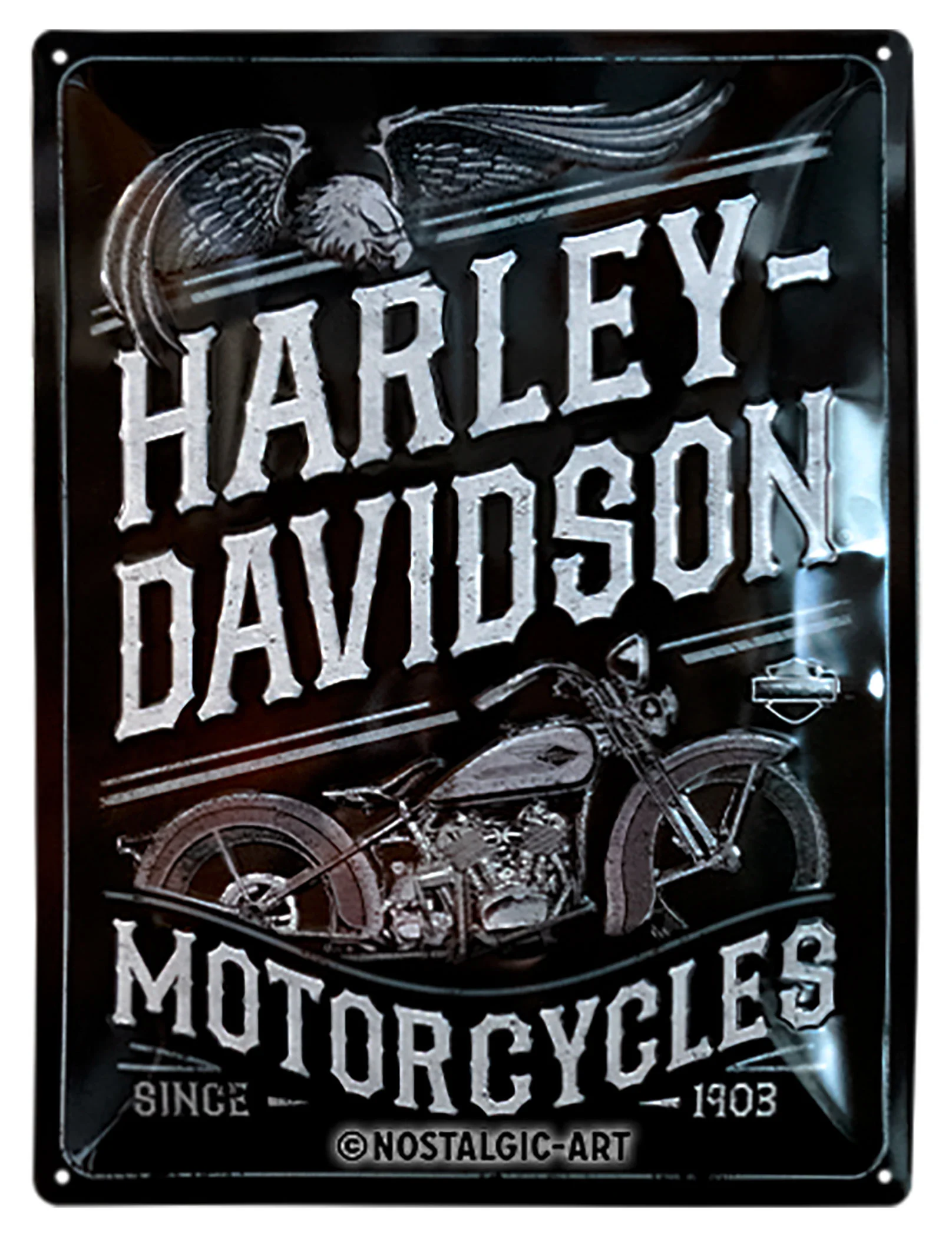 H-D MOTORCYCLE METAL SIGN