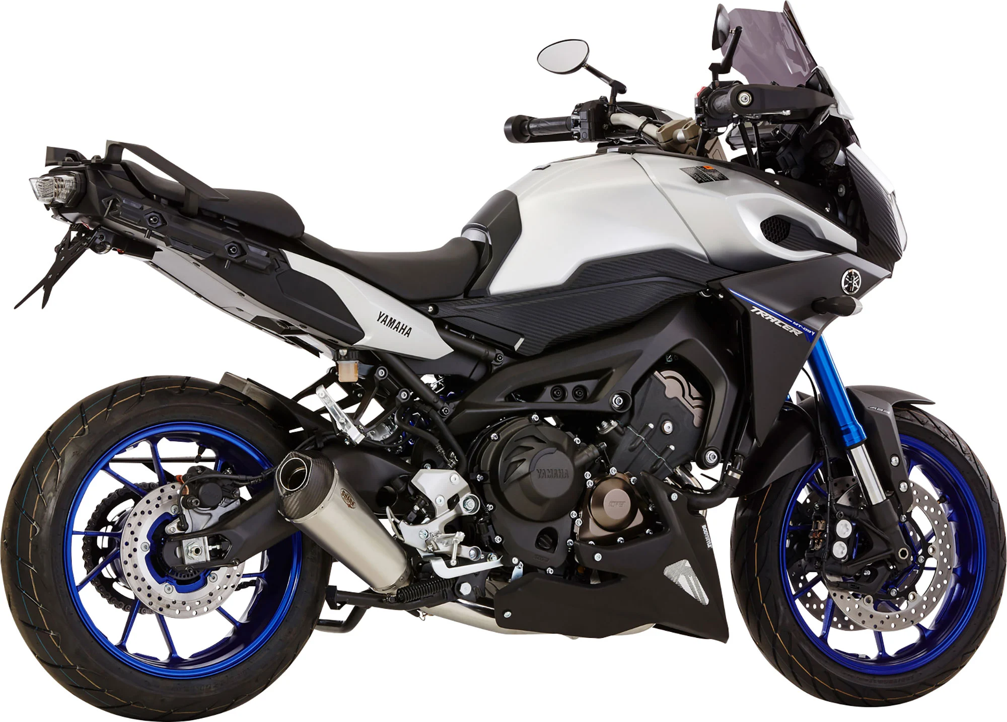 Shark Auspuff DSX7 Auspuffsystem mit EGBE Edelstahl gebürstet oder