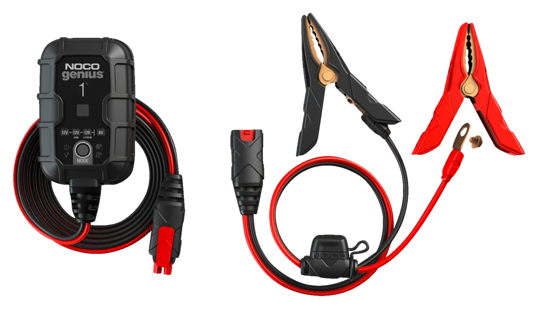 NOCO Genius 1 Genius Series 1A 6-volt/12-volt battery charger and  maintainer at Crutchfield