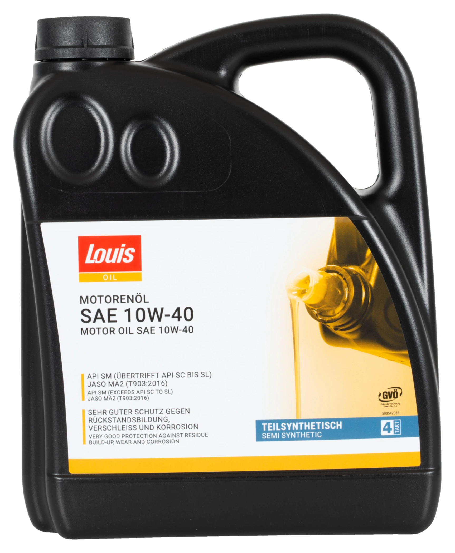 Louis Oil MOTORENOEL LOUIS 4-TAKT SAE 10W-40 TEILSYNT. 4 L