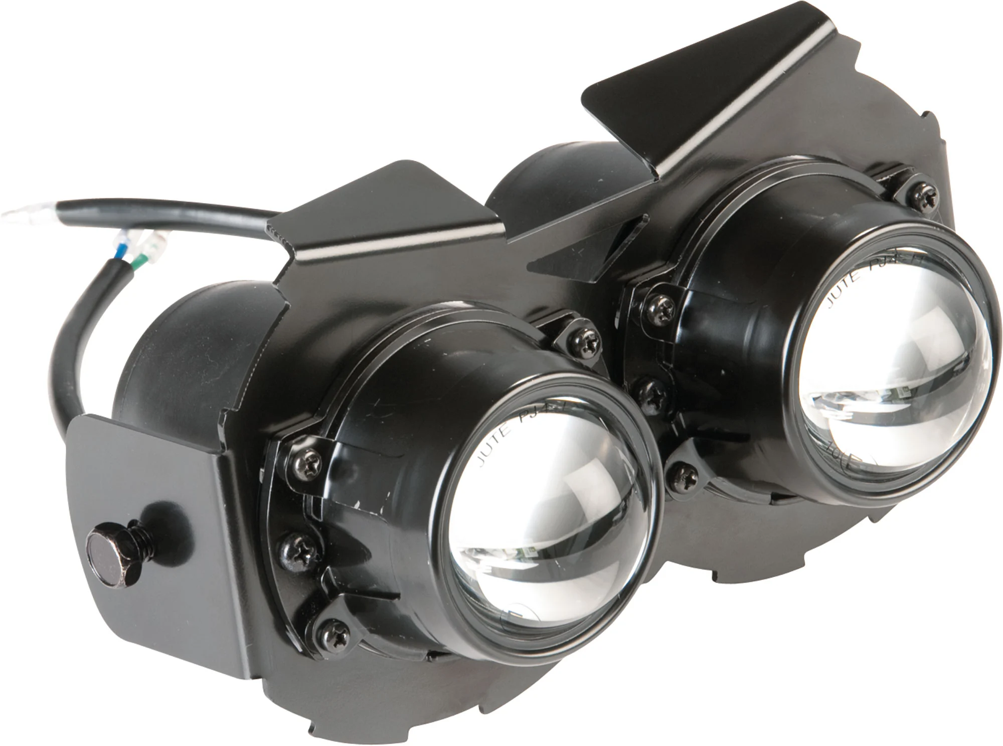 Light Unit 7 w/H4 - Flat Lens - Cognito Moto