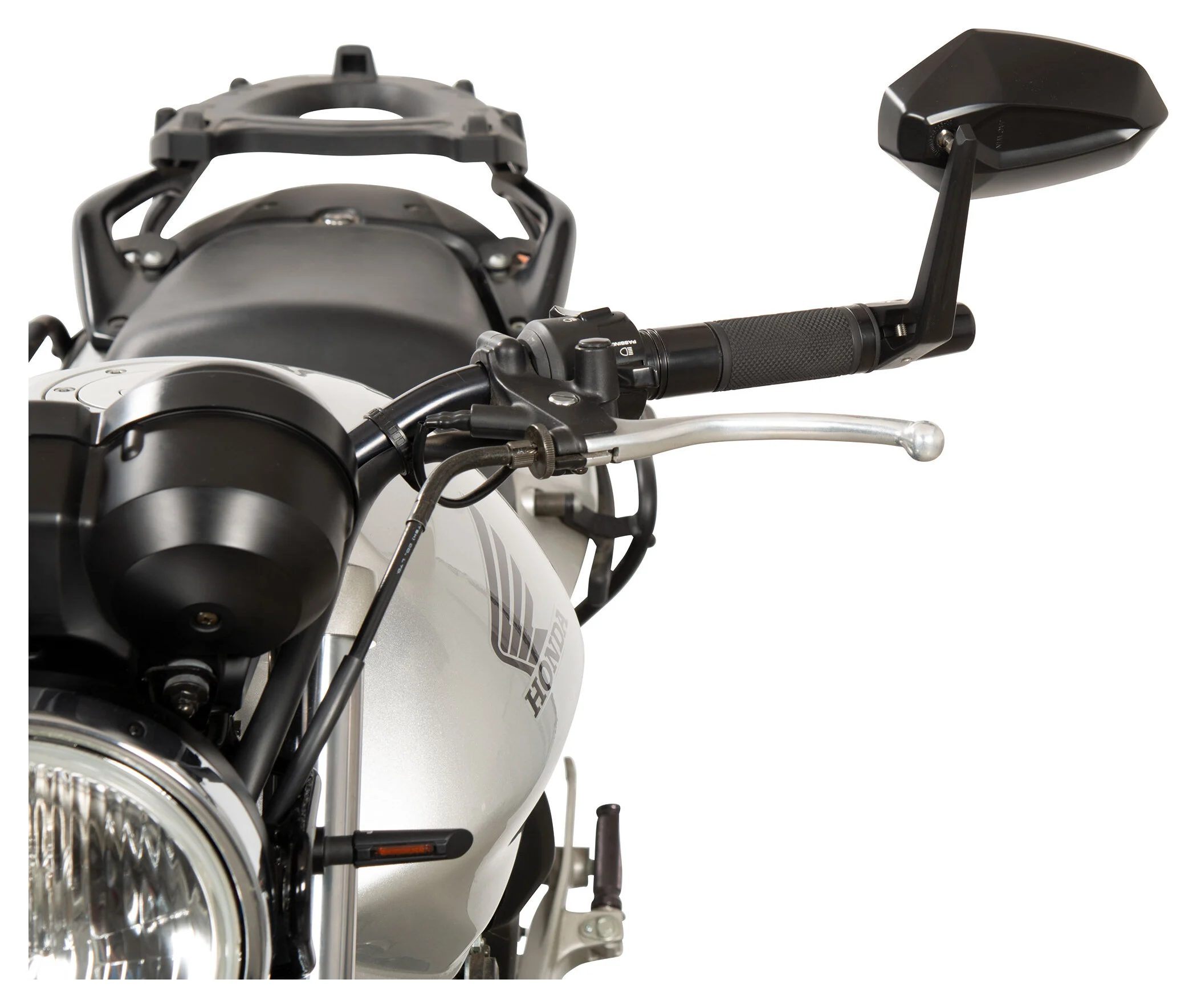 Motorcycle mirrors discount under handlebars
