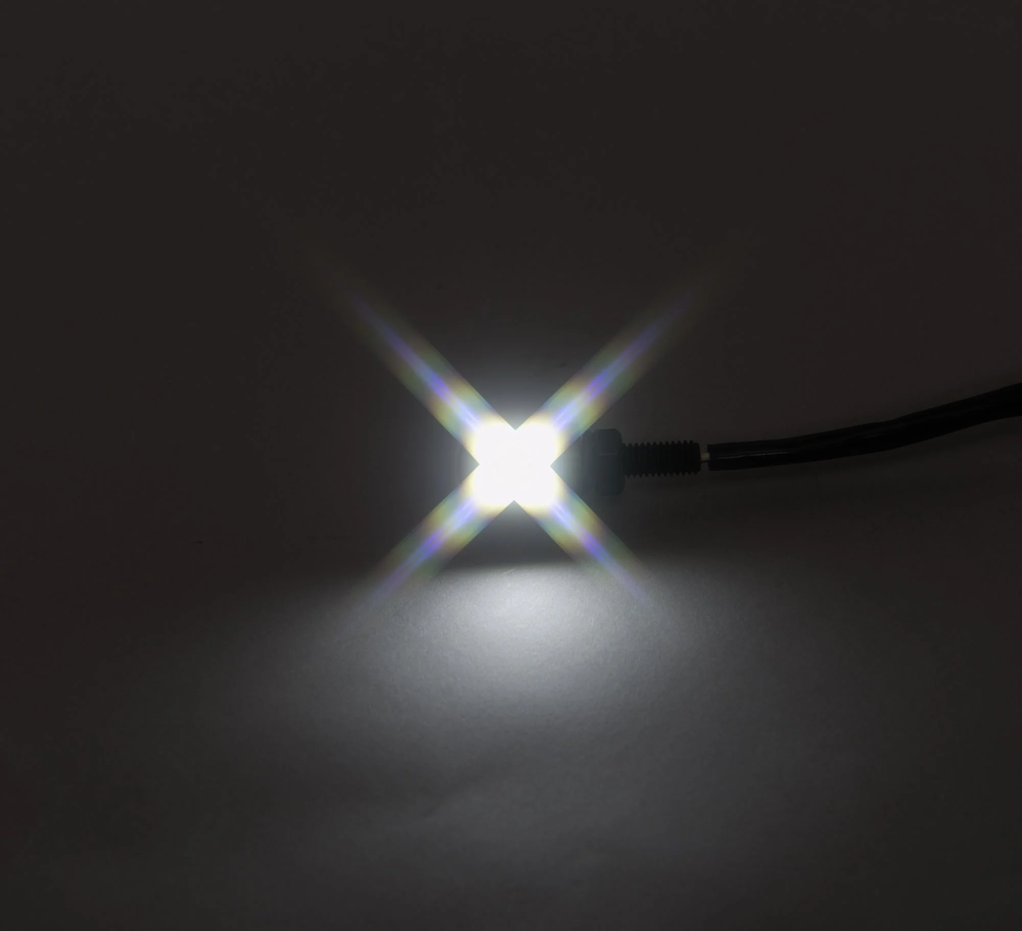 Kennzeichenleuchte LED rund schwarz, 13,95 €