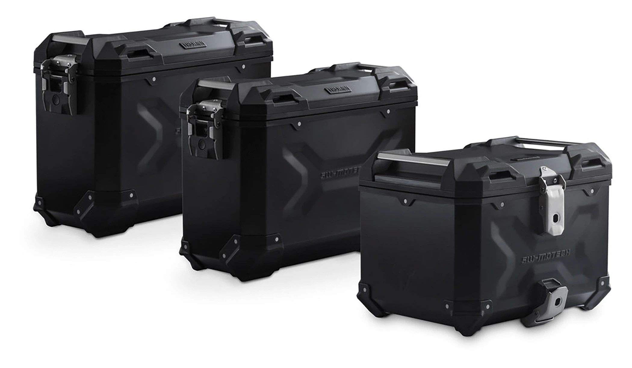 SW-Motech TRAX ADV Koffer-Komplettset schwarz inkl. Träger, Schlösser,  Taschen