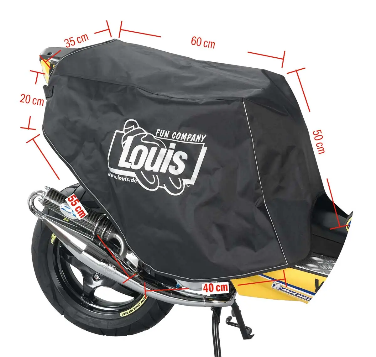 Wetness protection for scooter and moped riders universal, Motorcycle  garages, Covers & Garages