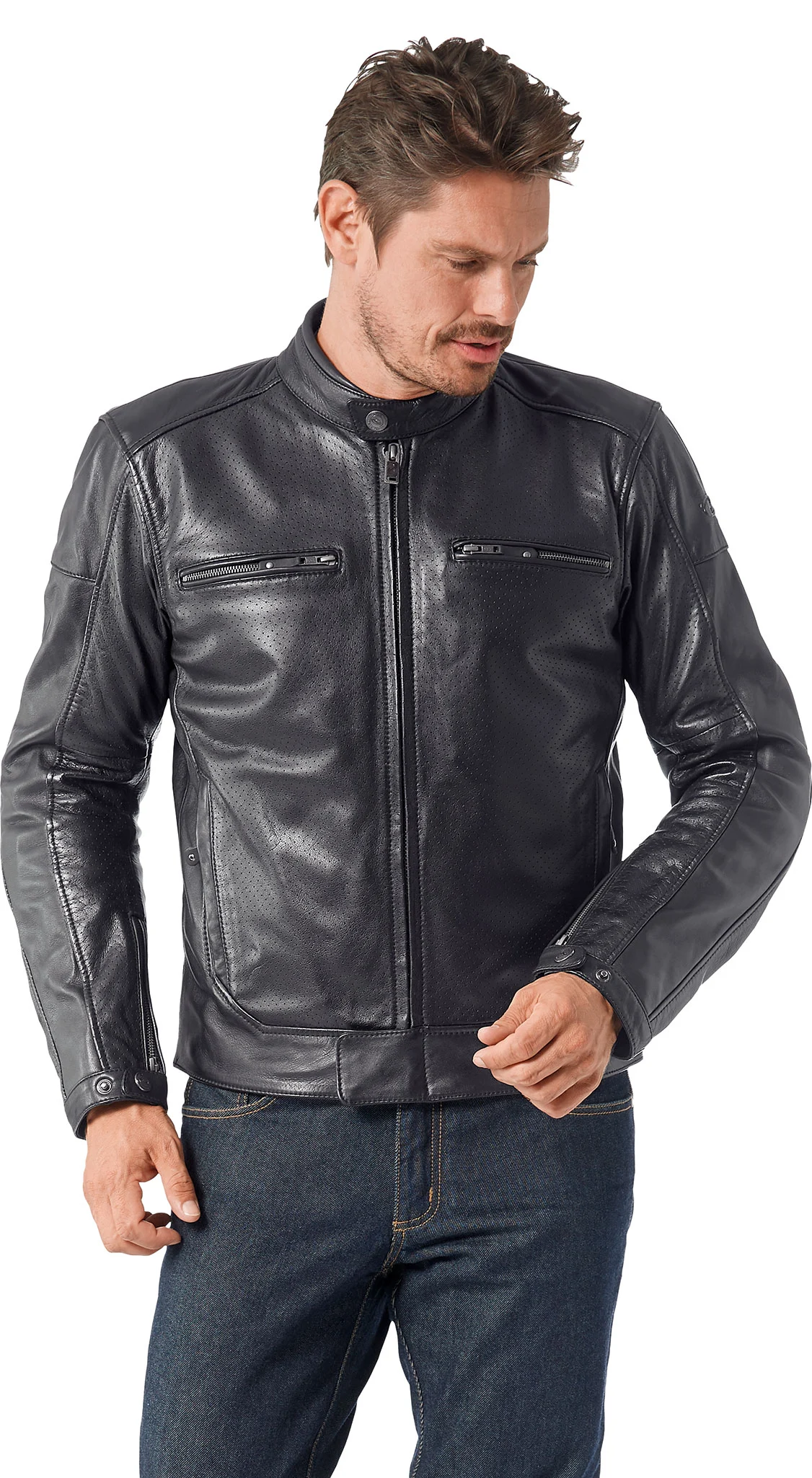 Held HELD SUMMER RIDE SZ.48 52020 LEATHER JKT BLACK