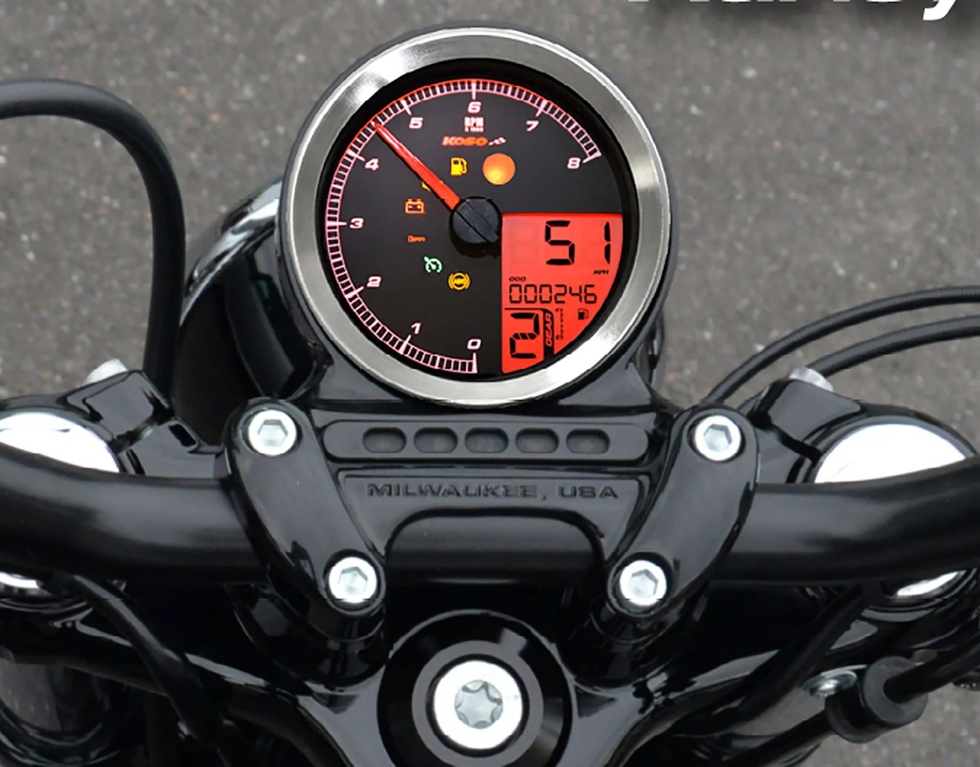 Motorrad Tachometer passgenau für dein Bike