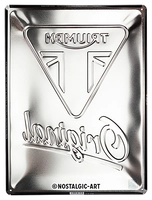 Plaque en tôle Triumph « Original »