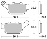 Plaquettes De Frein Metal Fritté