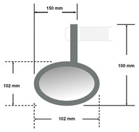 Bar-End Mirror Montana-Blast