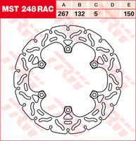 Bremsscheiben Racing, Hinten