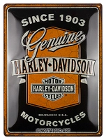 H-D Genuine metal sign
