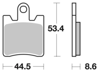 Plaquettes De Frein Metal Fritté