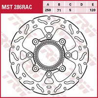 Bremsscheiben Racing, Hinten