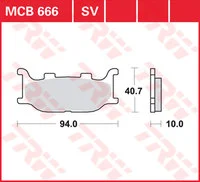 Brakepads Organic
