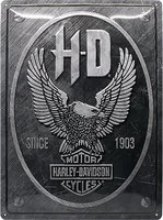 Plåtskylt Harley-Davidson Eagle