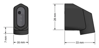 Blinker Mini FTR 1200 hinten
