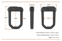 Cadenas en U HIPLOK D-1000