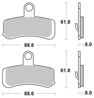 Plaquettes De Frein Metal Fritté