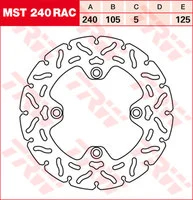 Bremsscheiben Racing, Hinten