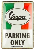 Tabl. blasz. Vespa „Parking Only”
