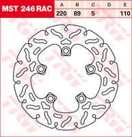 Bremsscheiben Racing, Hinten