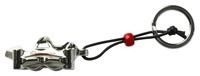 Key ring brake caliper