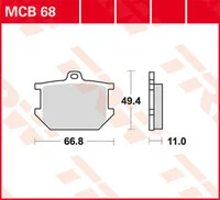 Brakepads Organic