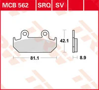 Brakepads Organic