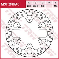 Bremsscheiben Racing, Hinten