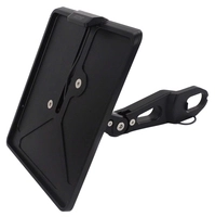 Side number plate holder with ABE