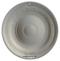 Tin Sign, Round, 3D Embossed