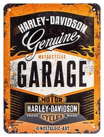 Plåtskylt Harley Davidson ”Garage”