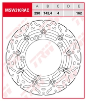 Disques de frein Racing avant