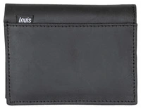Porte-monnaie en cuir noir