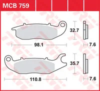 Brakepads Organic